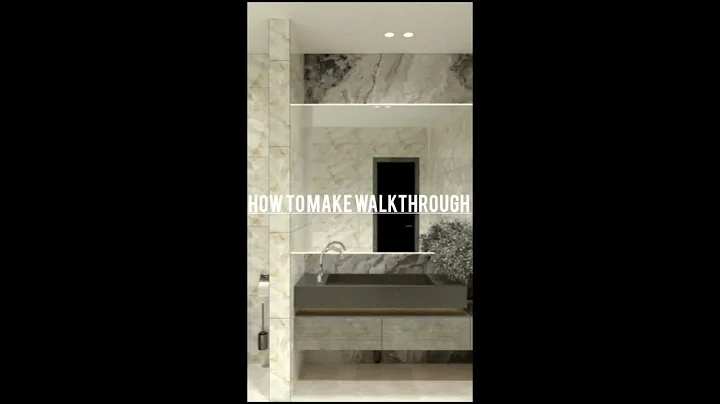 HOW TO MAKE WALKTHROUGH BY USING #SKETCHUP WITH #VRAY