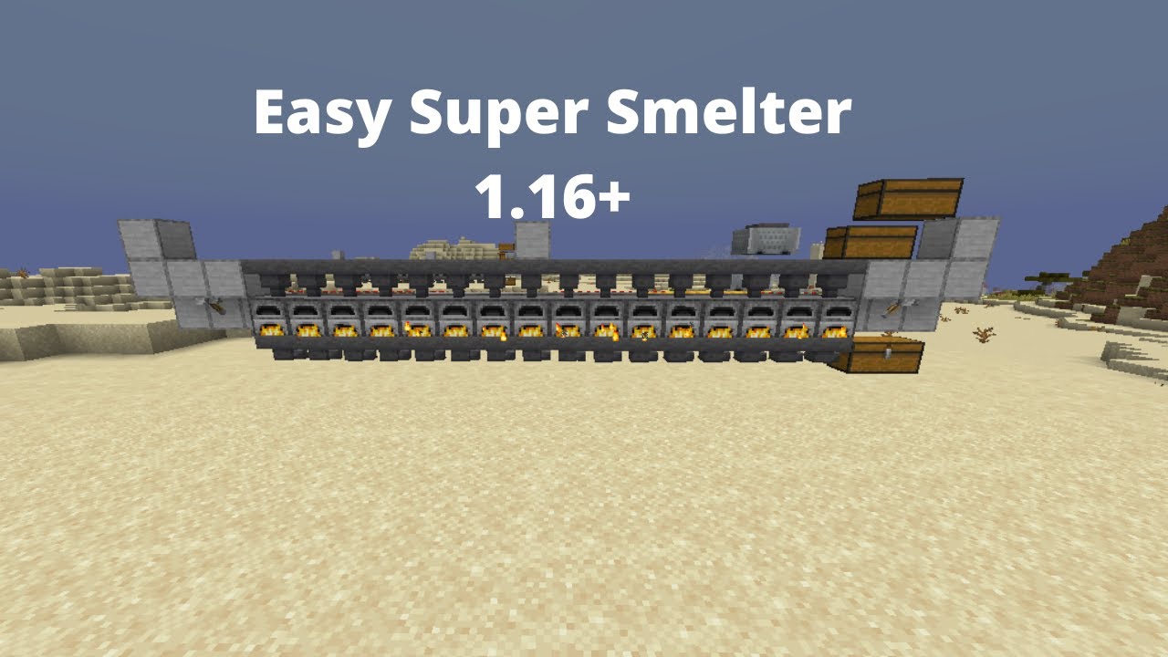 Minecraft Super Smelter Tutorial