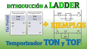 TEMPORIZADORES EN LADDER | TEMPORIZADOR TON | TOF | TONR TIA PORTAL | EJEMPLOS