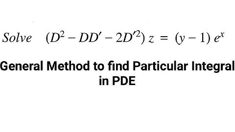 Solve: (D²-DD