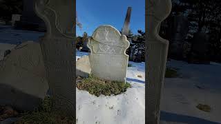Infant Headstone - Polly - Zerubbabel Collins Stone Carver Evergreen Cemetery Salem NY #cemetery