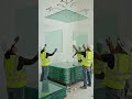 Luxury glass fireplace
