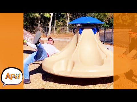 This is What Happens When ADULTS Try to Be KIDS! They FAIL! 😂 | Best Funny Fails | AFV 2022