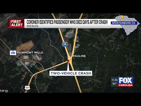 Coroner identifies passenger who died days after crash