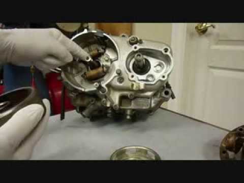 Honda ATC 110 Reassembly, 4 of 12, Bottom End, Left Side ... honda trx 90 wiring diagram 