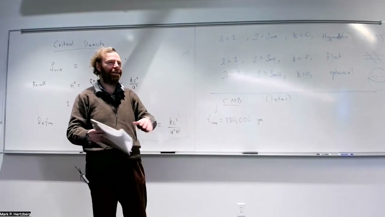 Cosmology, Lecture 4 - Curvature Bounds and Energy Momentum Tensor