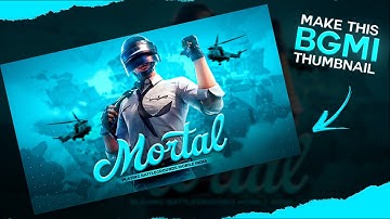 Make this BGMI thumbnail on android | PSCC
