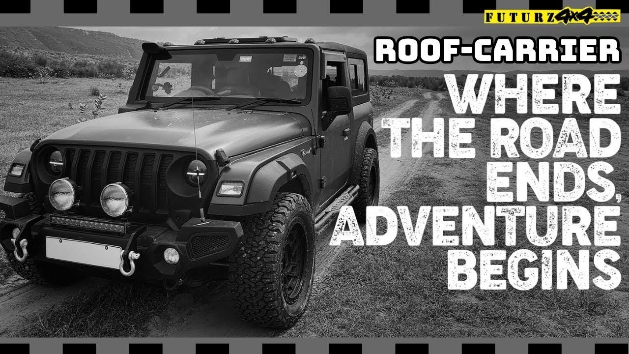 Thar Roof Carrier  Model DR Fitment Video     @Futurz4x4