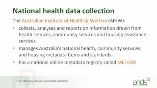 Standards for Medical Health Data