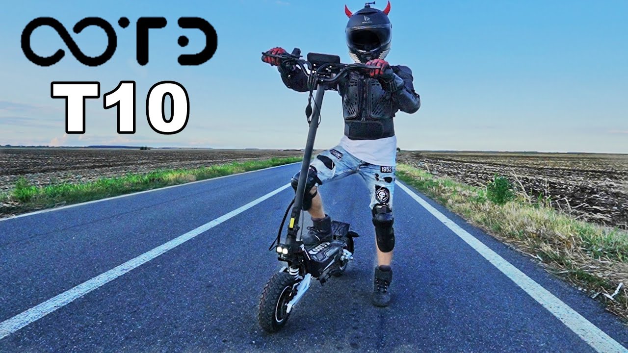 TROTINETA PERFECTA OOTD T10 OFFROAD REVIEW SI DRIVE TEST CORECT