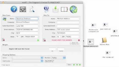 Apple Address Book & vCards