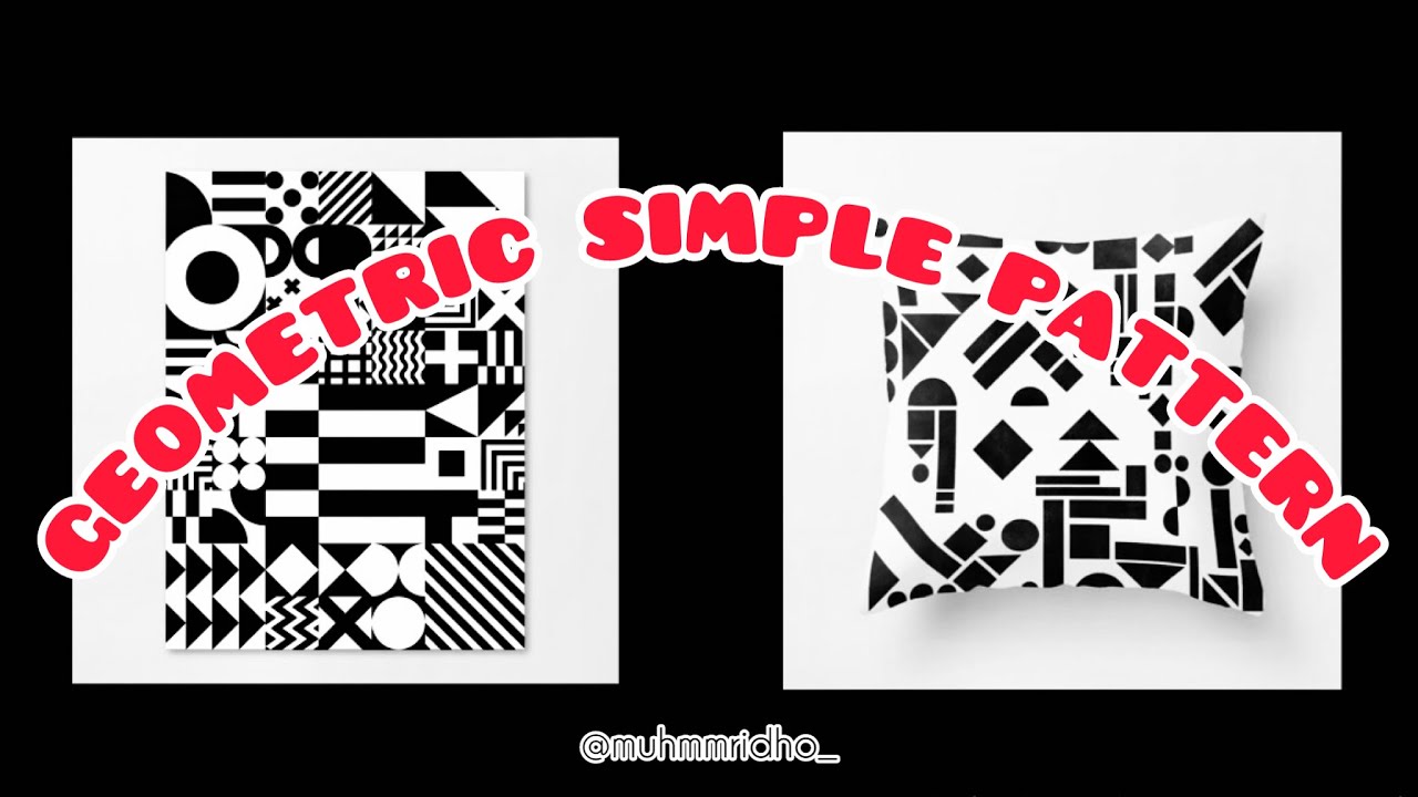 GEOMETRIC SIMPLE PATTERN - YouTube