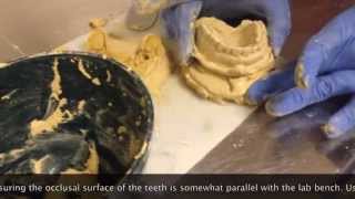 How To Take an Impression, Pour and Trim a Cast (in dental school)