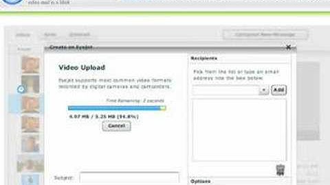 Uploading Pre-Recorded Video with Eyejot