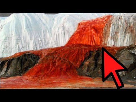 WHAT IS THIS IN ANTARCTICA?|SURPRISING FACTS ABOUT ANTACTICA|THE BLOOD FALLS IN ANTARCTICA.