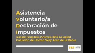 Asistencia Voluntarioa Declaración De Impuestos