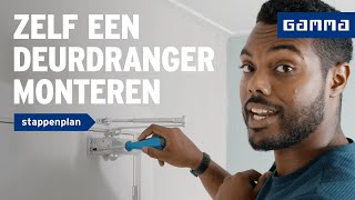 Regelmatig Mens Onderhandelen Deurdranger monteren en afstellen: stap voor stap | Klussen met deuren |  How to met GAMMA - YouTube