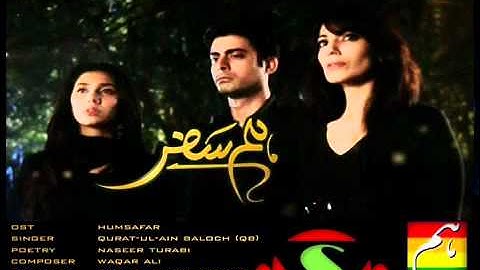 Wo Humsafar Tha   Humsafar OST Hum TV   Full Song   Quratul Ain Baloch QB   YouTube