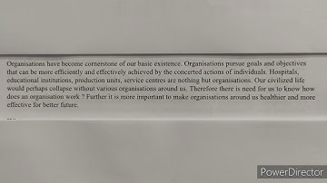 Organisation theory and behaviour || Unit-1 || Inroduction to organisation || Part-1 || IGNOU | MCOM