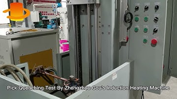 Induction Hardening Machine For Pick Vertical Induction Quenching Machine Tool For Cutting Pick