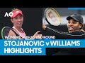 Nina Stojanovic vs Serena Williams Match Highlights (2R) | Australian Open 2021