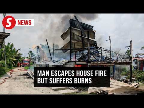 Man suffers burns after escaping house fire in Lahad Datu
