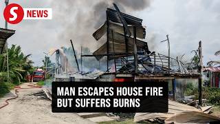 Man suffers burns after escaping house fire in Lahad Datu
