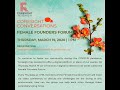 Coresight Conversations: Female Founders Forum Renee Hartmann 03 19 2020