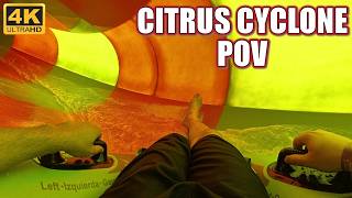 Citrus Cyclone POV (4K 60FPS), Tropic Falls ProSlide Tube Slide | Non-Copyright