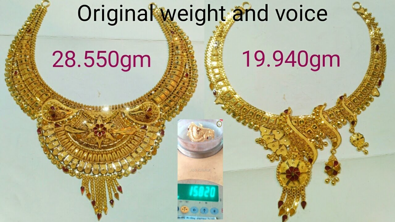 New design necklace/light weight gold necklace design/simple gold