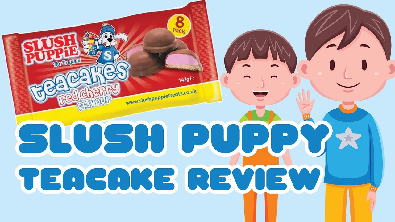 SLUSH PUPPY RED CHERRY TEACAKES B&M FOOD REVIEW ADAMS REVIEWS YouTube
