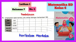 5 | 5. Lengkapilah tabel berikut, jika setiap bilangan bertambah 10. | Latihan 1 Halaman 7 No. 5
