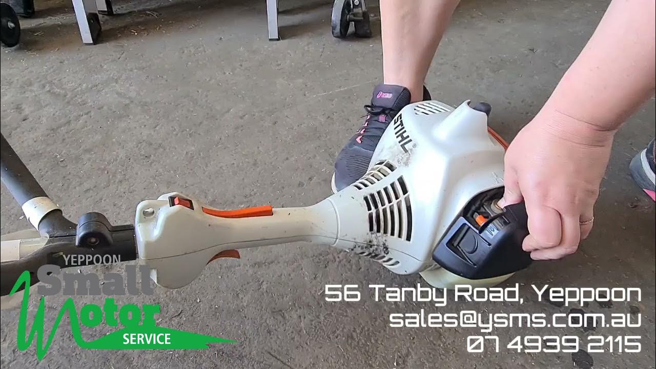 How to start Stihl FS38 Line trimmer YouTube