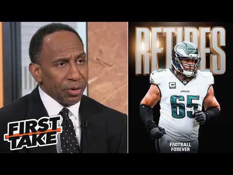 FIRST TAKE | "THE EAGLES ARE DONE" - Stephen A. RIPS Philly as Lane Johnson retires