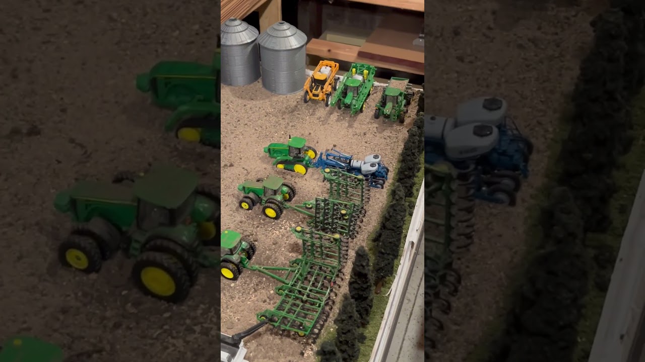 Early Spring Work 1/64 Farm Toy Display 