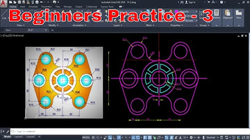 AutoCAD 2020 complete tutorial for beginners | 2D Drawing Basic Practice 3