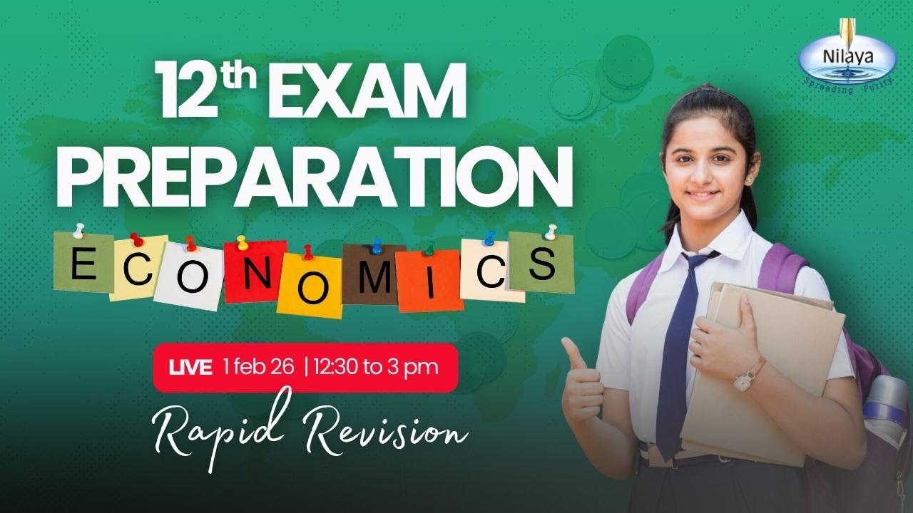 12th Economics LIVE Lecture | Important Questions & Strategy | Board Exam Preparation | 2026