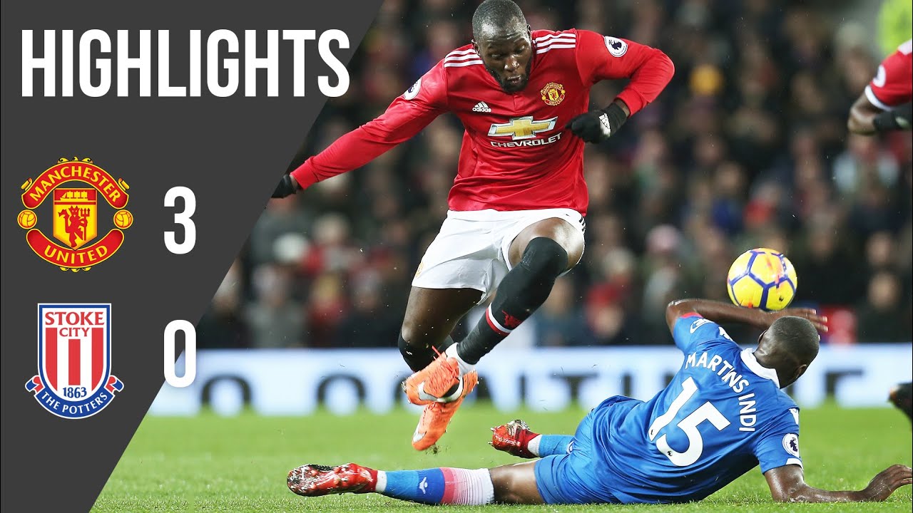 Manchester United 3-0 Stoke City | Premier League Highlights (17/18) | Manchester United
