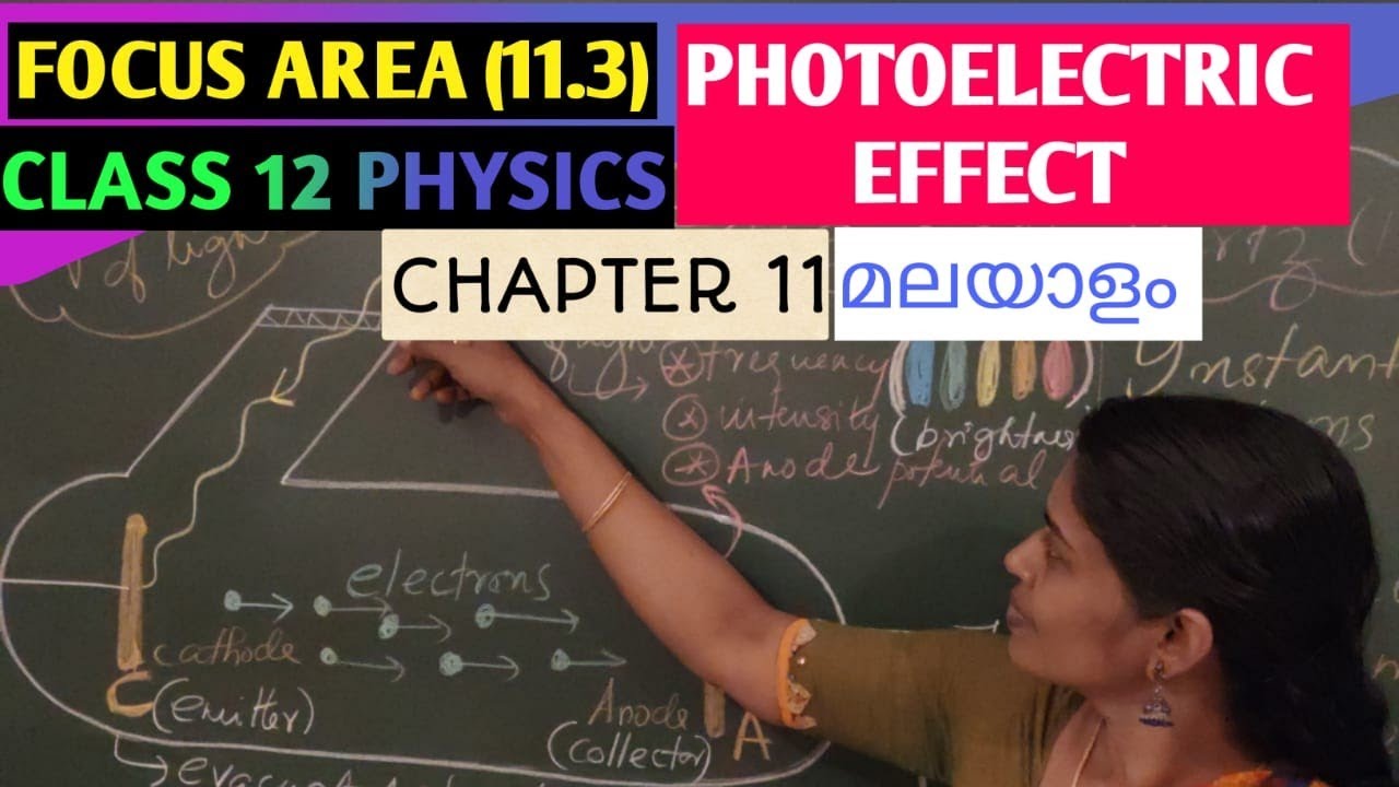 FOCUS AREA 11 3 PHOTOELECTRIC EFFECT CLASS 12 PHYSICS CHAPTER 11