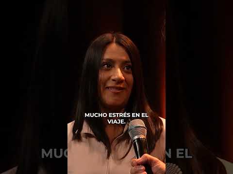 Vino mareada al show