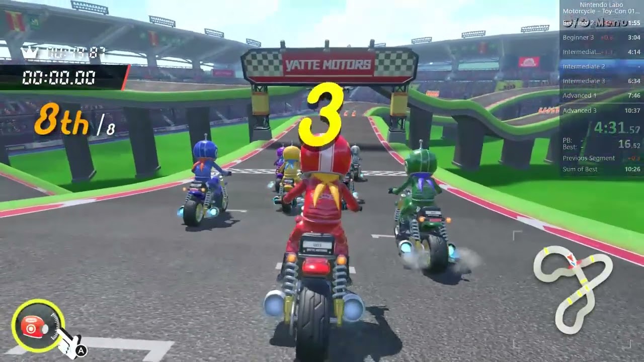 Labo Motorcycle 200cc Intermediate Grand Prix Speedrun in 