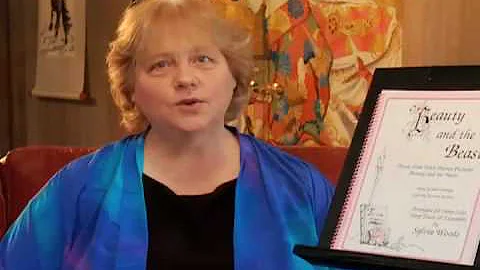 Beauty and the Beast harp music book by Sylvia Woods