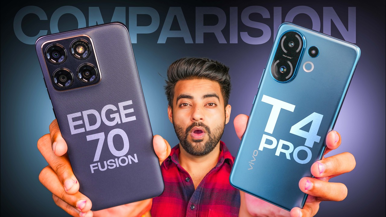 Moto Edge 70 Fusion vs vivo T4 Pro - Best Phone Under 25000 !!