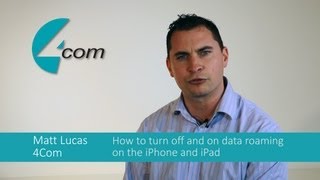 Turning data roaming off and on the iPhone and iPad