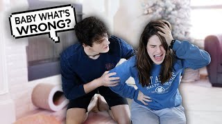 Screaming In PAIN And Then “PASSING OUT” PRANK On My Husband