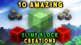 10 Amazing Slime Block Redstone Creations In Minecraft