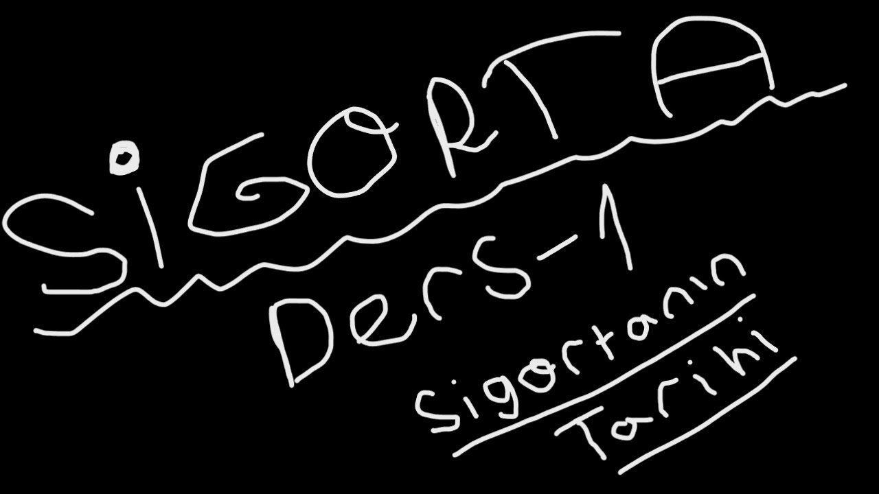 SEGEM Teknik Personel Yeterlilik Sınavı Konu Anlatımı -  Sigorta Tarihi (Ders 1)