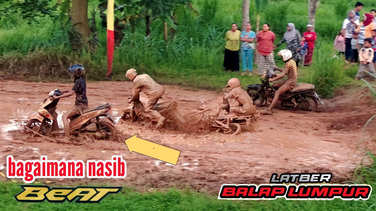 lawan motor matiq _balap lumpur part#2 || baksos TPQ ANNUR kepuk bangsri jepara