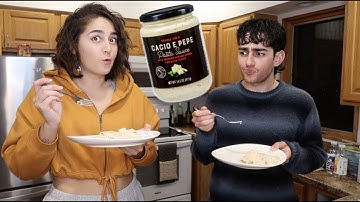 Trying Trader Joe’s Cacio e Pepe Sauce