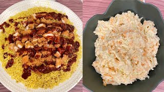 طريقة عمل دجاج ستربس - أرز الريزو - الكول سلو | المطعم مع الشيف محمد حامد